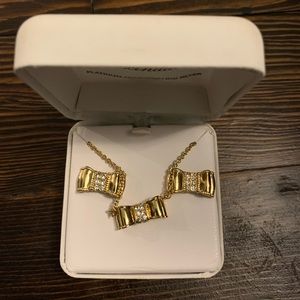 Kate Spade Moon River Bow Jewelry Set (Gold)